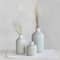 Hello Honey® Gray, Green & Natural Stoneware Vase Set